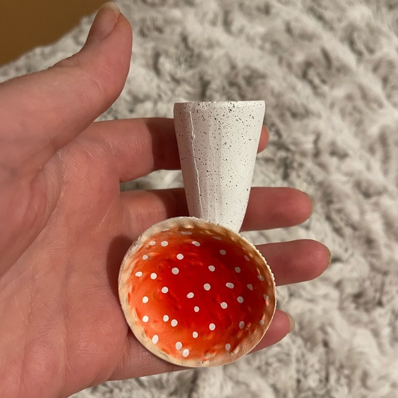 Cottagecore Small Mushroom Wall Mount Hippie Boho Home Decor - Picture 2 of 4